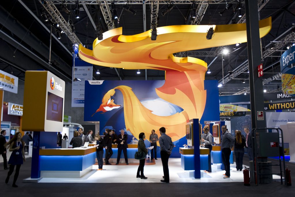 © MWC Mozilla_Firefox booth - Flickr