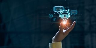 handtouchingdigitalchatbotforprovideaccesstoinformationand