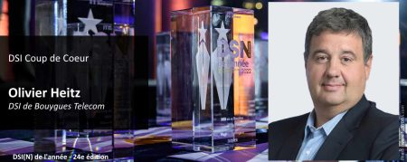 Olivier Heitz élu DSI Coup de Coeur du Jury de la 24 ème édition des DSI(N) de l'Année