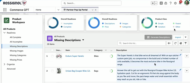 Einstein GPT, l'IA générative de Salesforce, sera capable d'aller rechercher des éléments manquants et de proposer de compléter l'information.