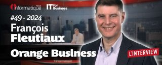 François Fleutiaux (Orange Business) : «&nbsp;Pour les entreprises, c'est diablement compliqué de comprendre comment avancer sereinement avec l'IA générative&nbsp;»