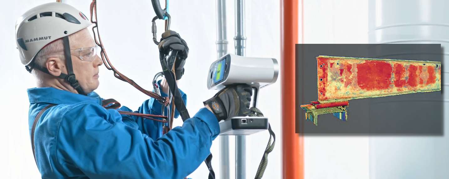 Comment mesurer l'épreuve du temps sur les ponts ? En alliant scanner 3D portable et Machine Learning.