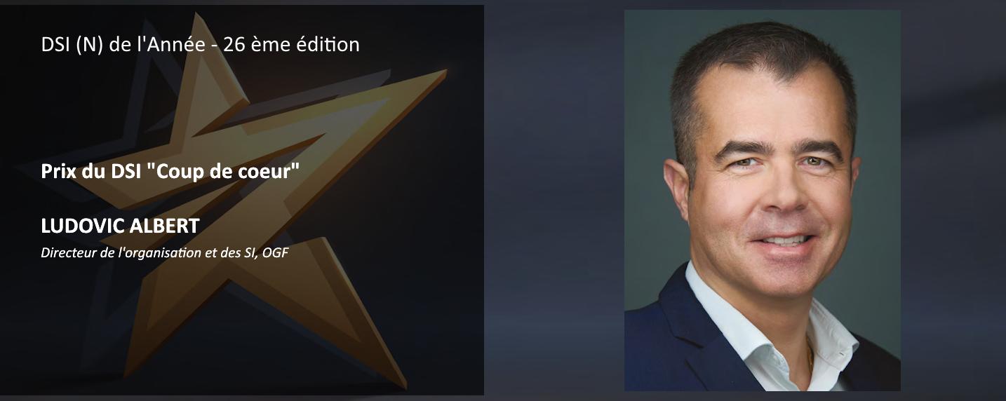 Prix du DSI Coup de Coeur : Ludovic Albert, DSI de OGF