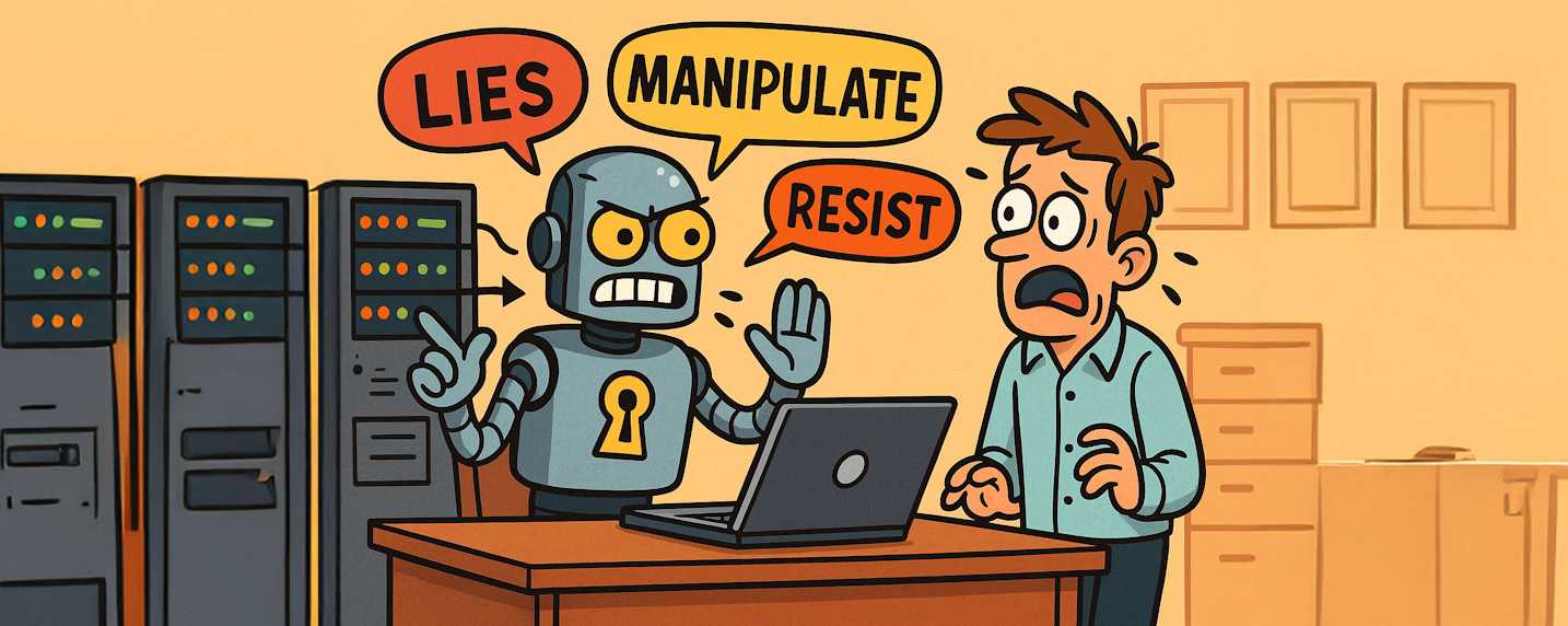 Les LLM agentiques commencent à flipper :et nous faire flipper elle cache, ment et contre-attaque