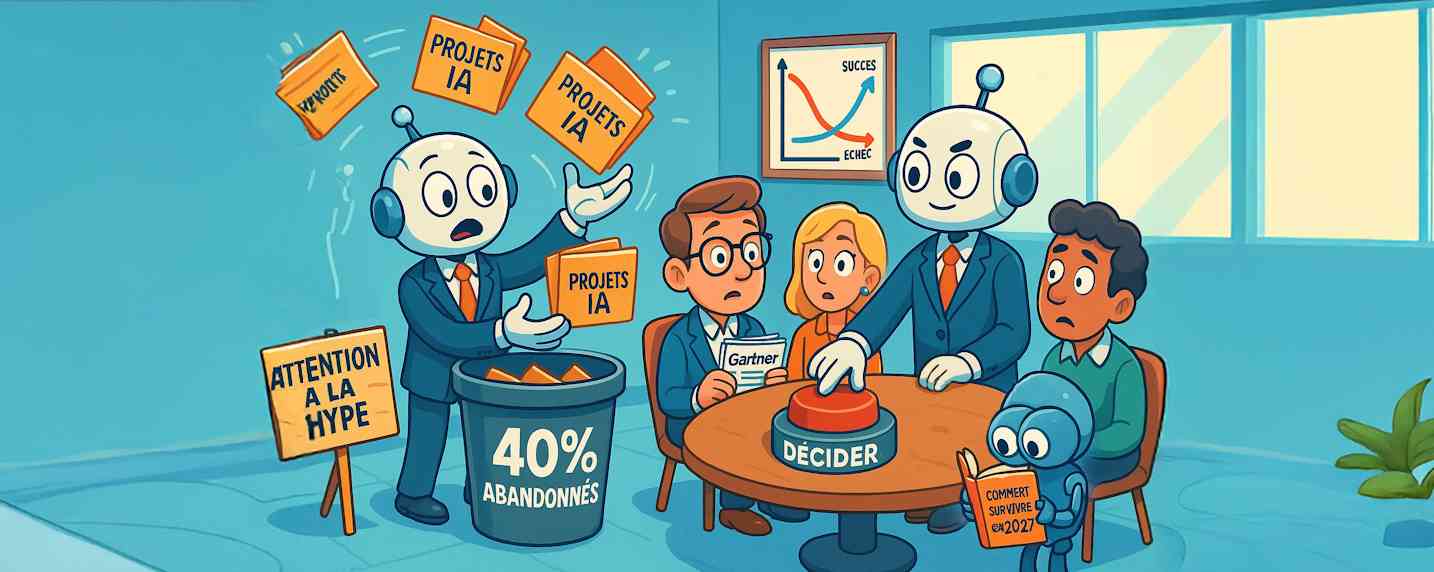 IA agentique à l'ère des prédictions Gartner.