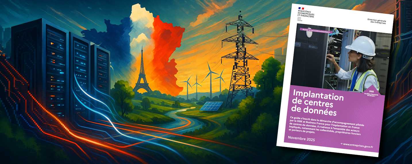 Datacenters : quand l’État choisit les futures terres de cloud et d’IA. Un guide pour tout comprendre sur l'implantation des futurs datacenters en France
