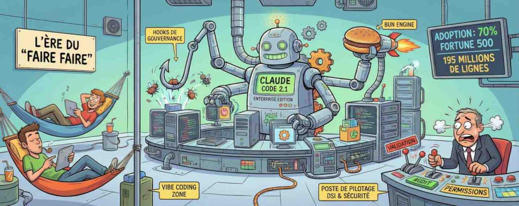 Claude Code 2.1 : L’entreprise à l’ère du « faire faire » logiciel