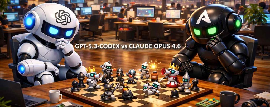 GPT-5.3-Codex vs Claude Opus 4.6, le duel au sommet de l’IA agentique
