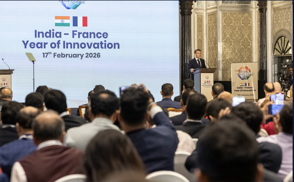 À Mumbai, Emmanuel Macron a lancé l’Année de l’innovation France–Inde en saluant une Inde “qui ne participe pas seulement à l’innovation mondiale, mais qui la mène”, et en appelant à multiplier des projets communs — de la tech à la culture, du climat à la santé.