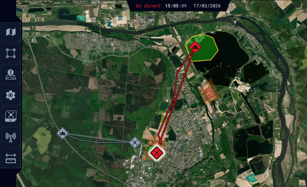 Avec Orange Drone Guardian, Nassima Auvray, Directrice Défense & Sécurité d’Orange Business, présente ce qu’Orange décrit comme la première offre européenne de lutte anti-drones « as a Service »