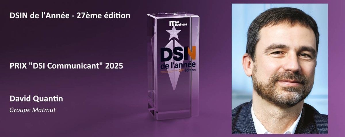 David Quantin est le "DSI Communicant" de l'année 2025