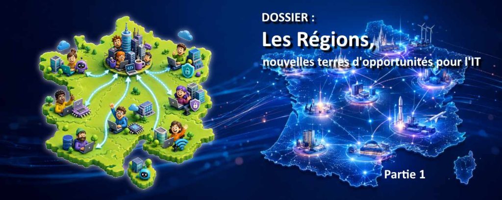 La carte de France de l’emploi IT se redessine en faveur des régions