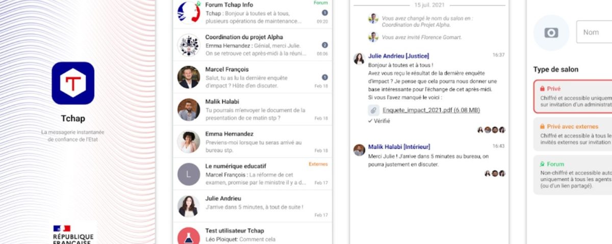 tchap messagerie sécurisée administration fuite