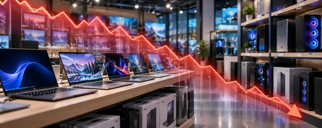 Sans surprise, le marché du PC s’effondre